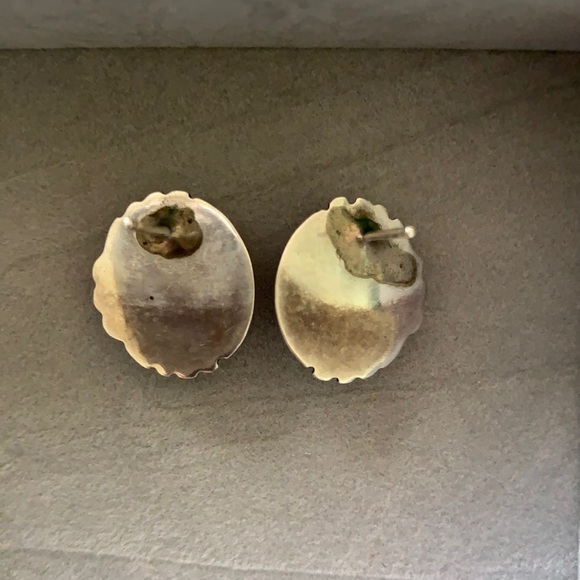 Vintage sterling silver earrings - Picture 2 of 2